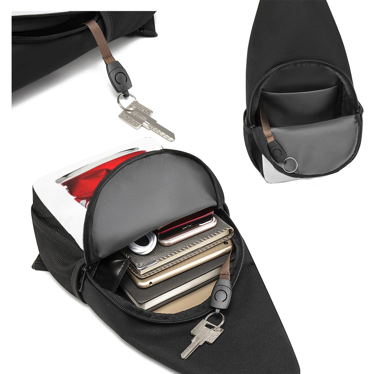 Bolso de pecho Coca Cola para  - Sling Backpack Shoulder reseña y precio