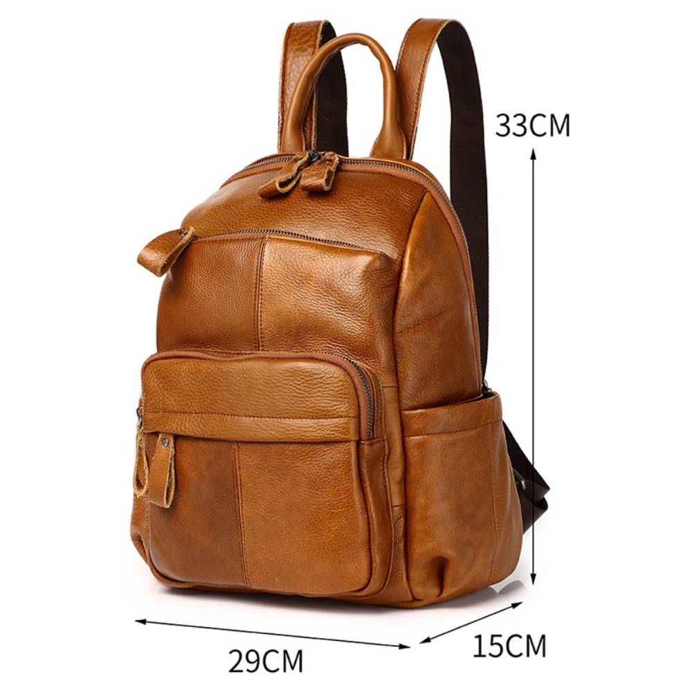 Mochila de cuero de vaca de pr - Fashion Backpack Women reseña y precio