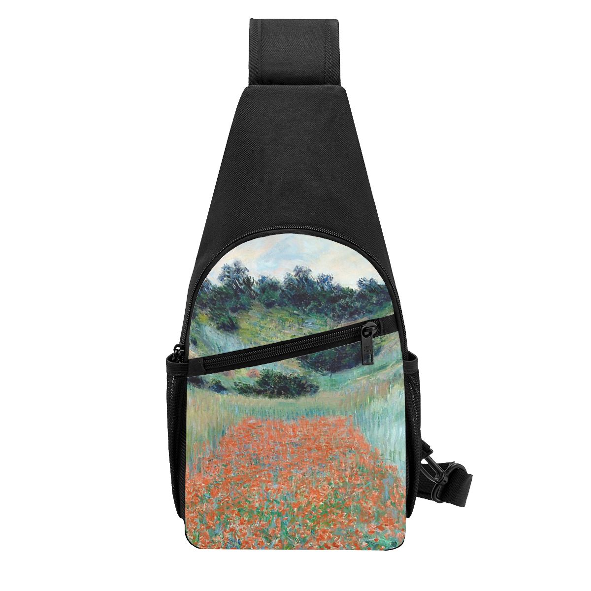 1885 Claude Monet Poppy Field  - Sling Backpack Shoulder reseña y precio