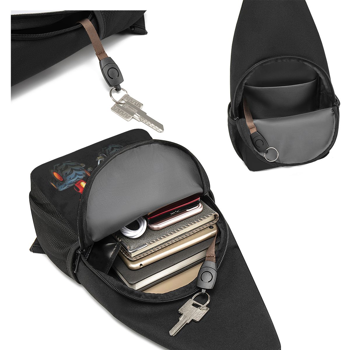 Bolso de pecho Blaze And The M - Sling Backpack Shoulder reseña y precio