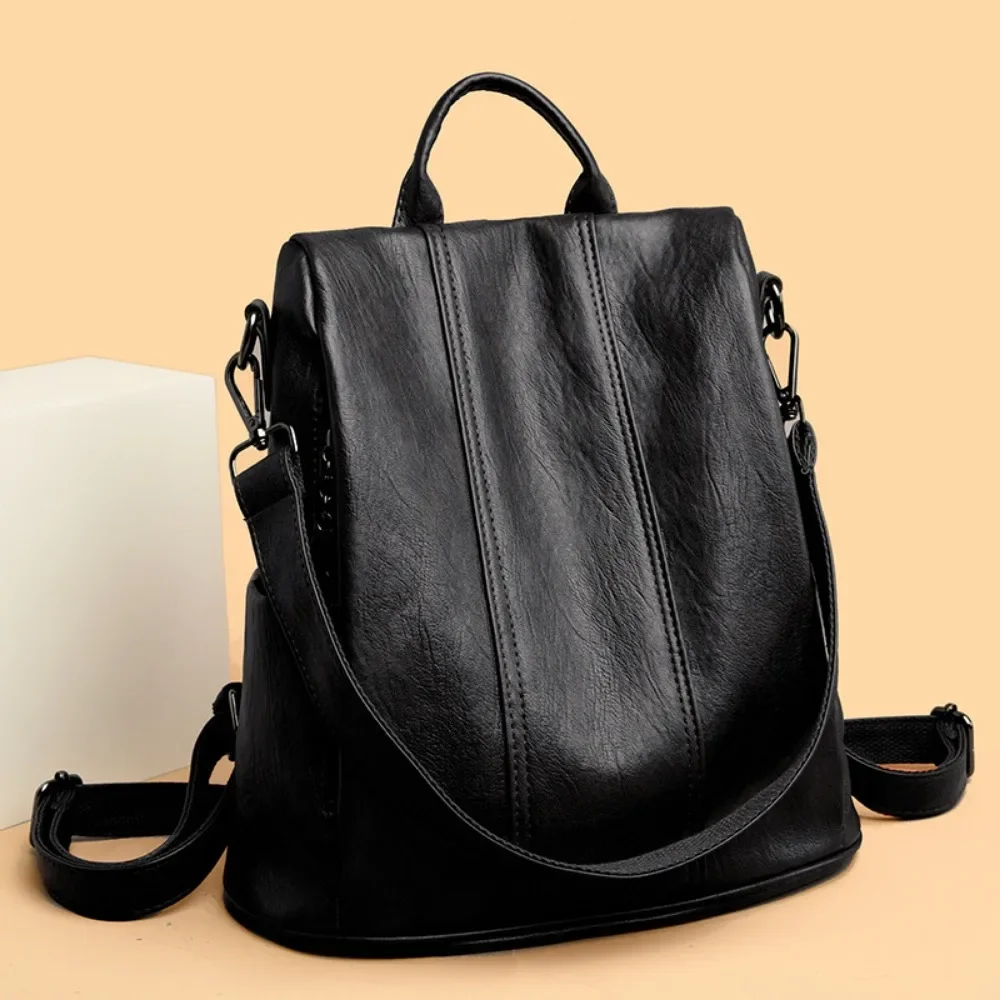 NUEVA Mochila Antirrobo para P - Leather Backpack Vintage reseña y precio