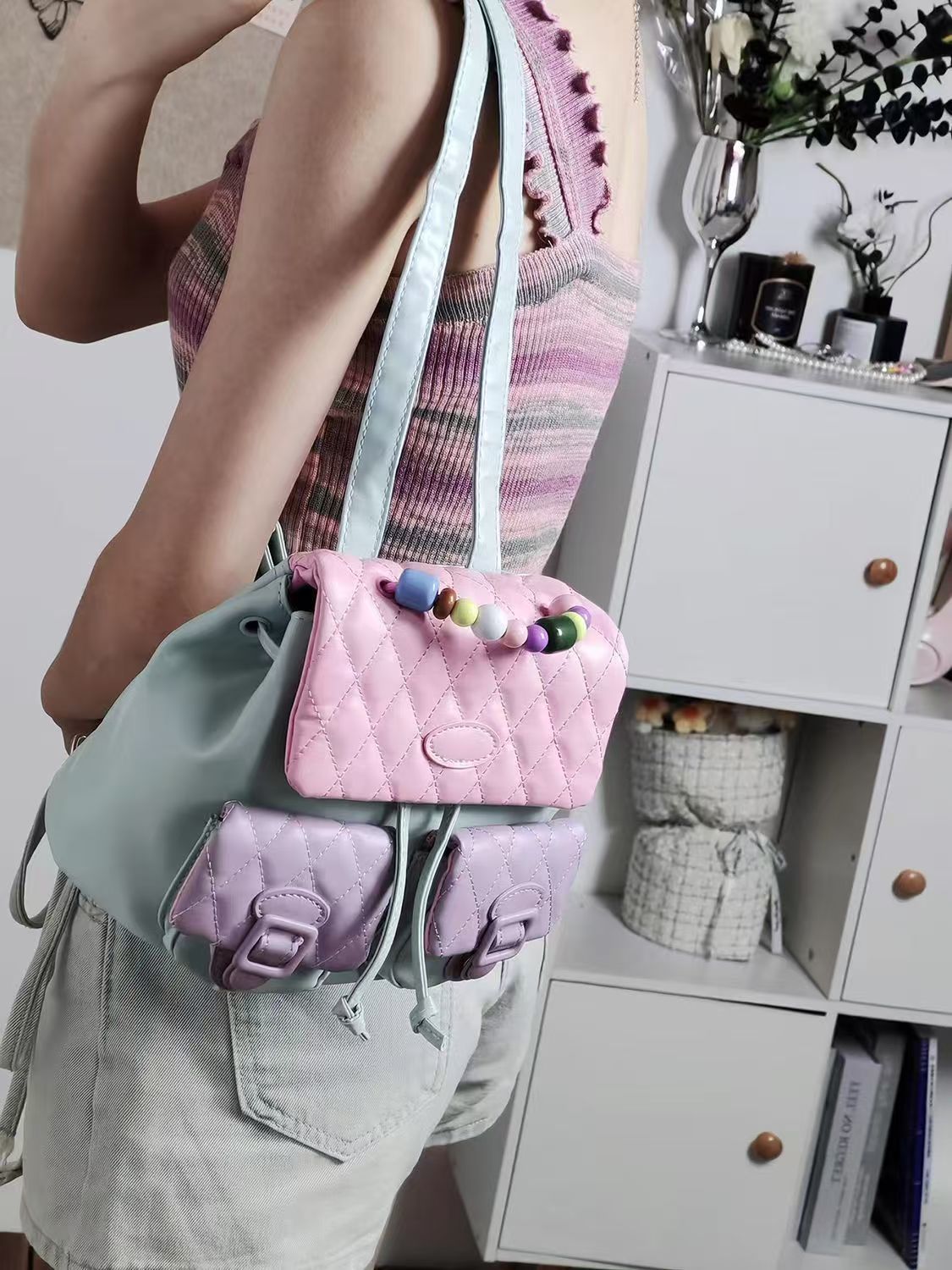 JIAERDI dulce lindo Y2k Mochil - Leather Backpack Vintage reseña y precio